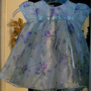 GIRL Toddler Vintage 1980's RARE EDITION Pageant Party Dress SAGE VIOLET 4T